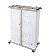 Load image into Gallery viewer, Heavy Duty Vertical Blueprint Storage Mobile Plan Center (Model MVPC)