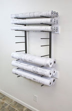 Load image into Gallery viewer, Vis-I-Rack High Capacity Roll File Blueprint Storage Rack (Model VRW46)