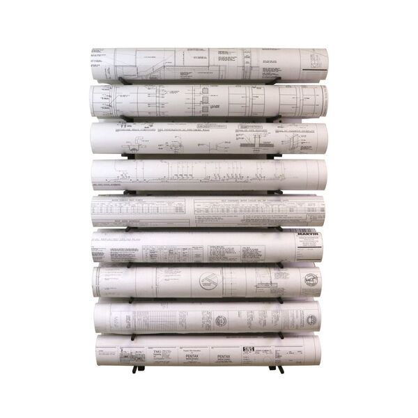 Vis-I-Rack High Capacity Roll File Blueprint Storage Rack (Model VRW85 ...